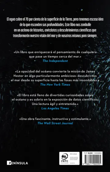 Contraportada En las profundidades