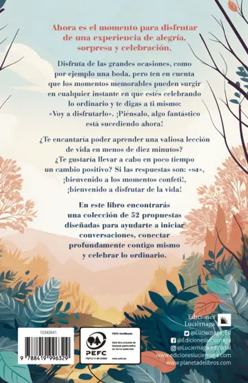 Contraportada La vida es ahora