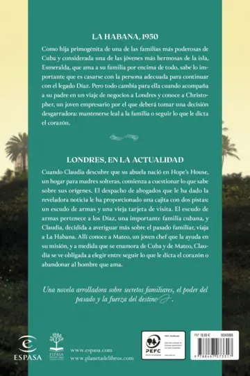 Contraportada La hija cubana