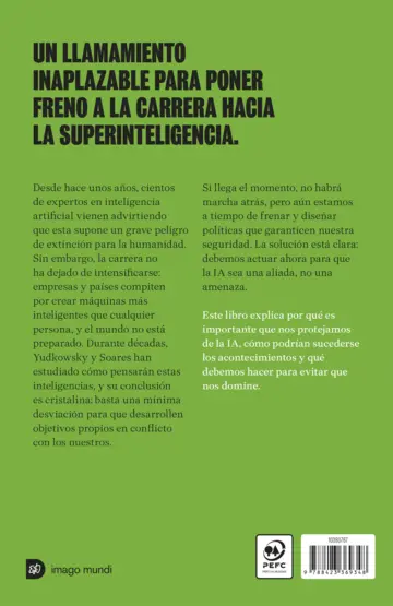 Contraportada Si alguien la crea, todos moriremos