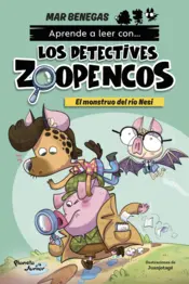 Portada Aprender a leer con... Los Detectives Zoopencos 1. El monstruo del río Nesi (Spa