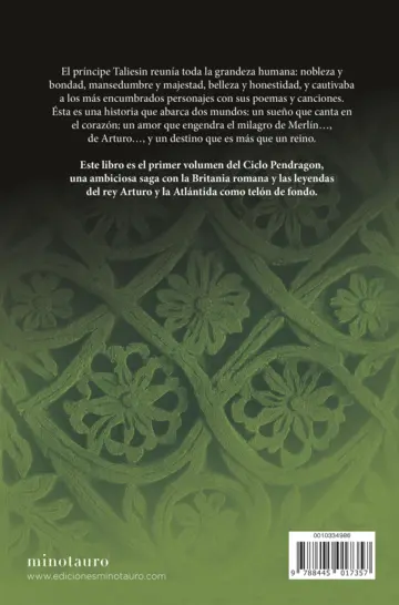 Contraportada Ciclo Pendragon nº 01/06 Taliesin