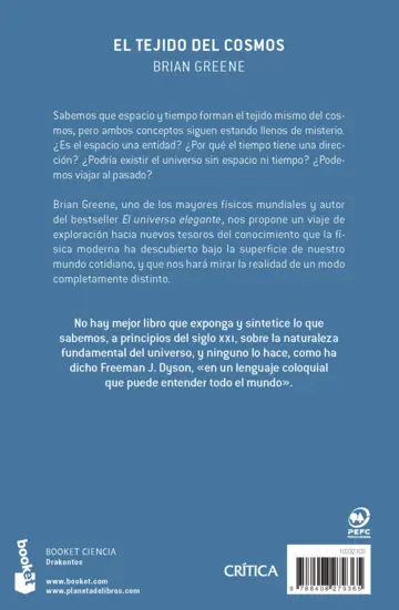 Contraportada El tejido del cosmos