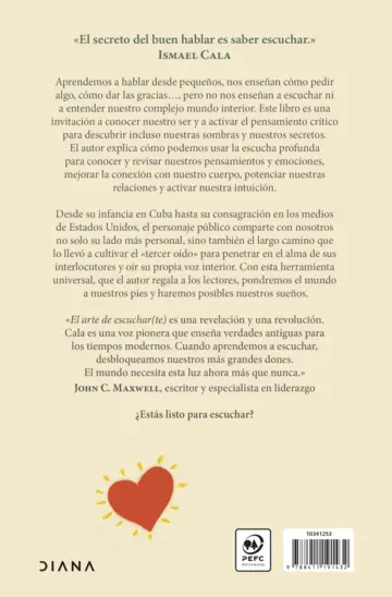 Contraportada El arte de escuchar(te) Spanish Edition