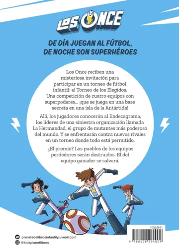 Contraportada Los Once 8. El Torneo de los Elegidos