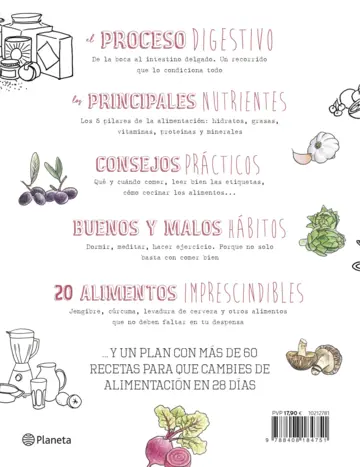 Contraportada A comer se aprende