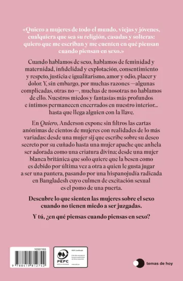 Contraportada Quiero