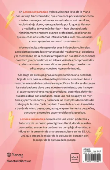 Contraportada Latinas imparables (Spanish Edition)