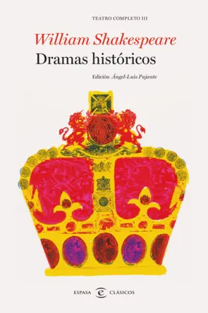 Portada Dramas históricos. Teatro completo de William Shakespeare III