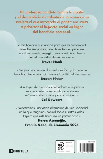 Contraportada Ambición moral