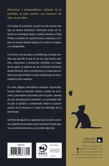 Contraportada La magia de los gatos