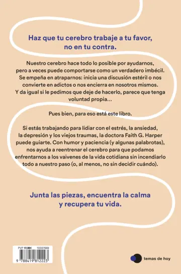 Contraportada Calma tu pinche cabeza (Edición mexicana)