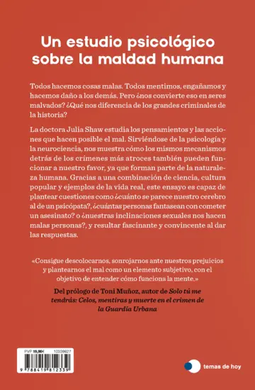 Contraportada Hacer el mal