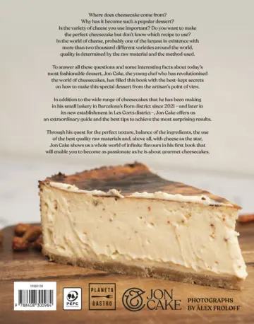 Contraportada JONCAKE. Edición en inglés