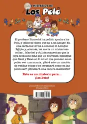 Miniatura contraportada Los misterios de los Polo 3. Atrapados en el museo