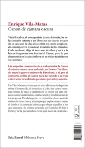 Miniatura contraportada Canon de cámara oscura