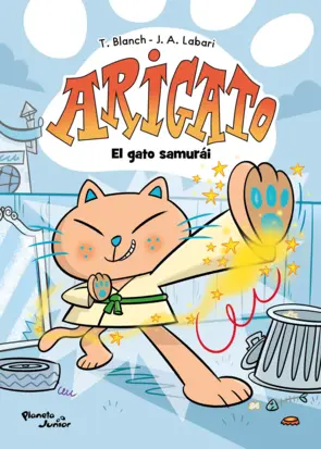 Portada Arigato 1. El gato samurái