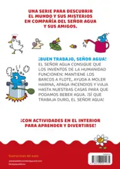Miniatura contraportada El mundo del señor Agua 4. ¡Buen trabajo, señor Agua!
