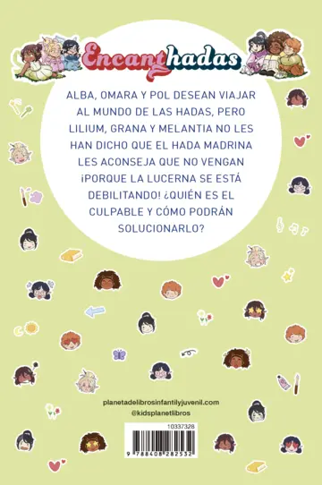 Contraportada Encanthadas 3. Un mundo mágico