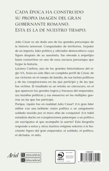Contraportada Julio César