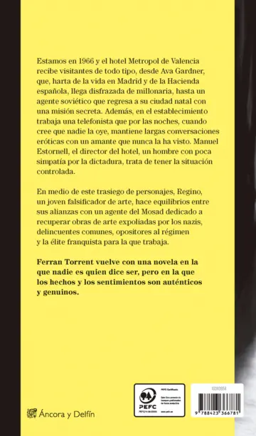 Contraportada El yo que no muere