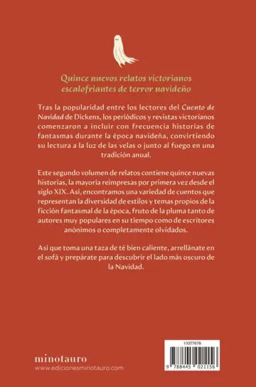 Contraportada Cuentos victorianos de fantasmas para Navidad 2