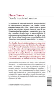 Miniatura contraportada Donde termina el verano