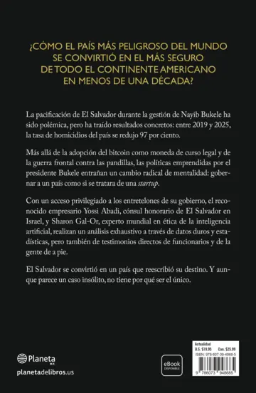 Contraportada Cero crimen (Spanish Edition)