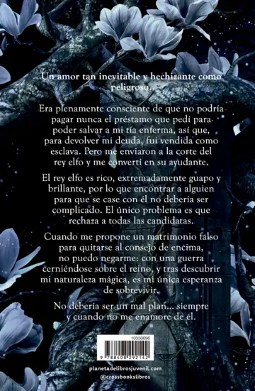 Contraportada Avalier 2. El desolado rey elfo (Edición mexicana)