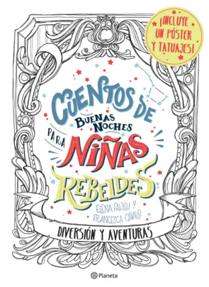 Portada Cuentos de buenas noches para niñas rebeldes. Diversión y aventuras