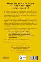 Miniatura contraportada La generación ansiosa (Edición mexicana)