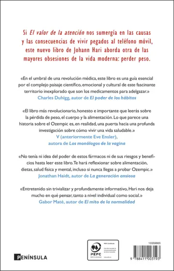 Contraportada Adelgazar a cualquier precio