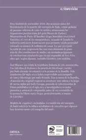 Miniatura contraportada La maldición del Marqués de Sade