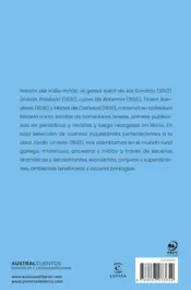 Miniatura contraportada Cuentos de Ramón del Valle-Inclán