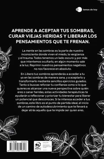Contraportada Libera tus sombras (Edición mexicana)