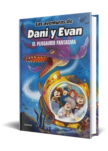 Portada Las aventuras de Dani y Evan 6. El pliosaurio fantasma
