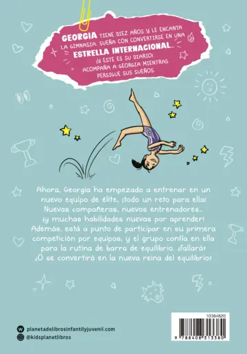 Contraportada Gymnastics Star 1. Pasión por la gimnasia