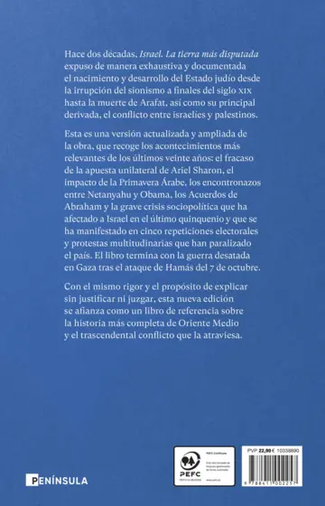 Contraportada Israel. La tierra más disputada