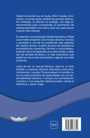Contraportada Prevenir el suicidio