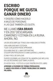 Portada Escribo porque me gusta ganar dinero