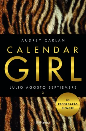 Portada Calendar Girl 3 (Edición mexicana)