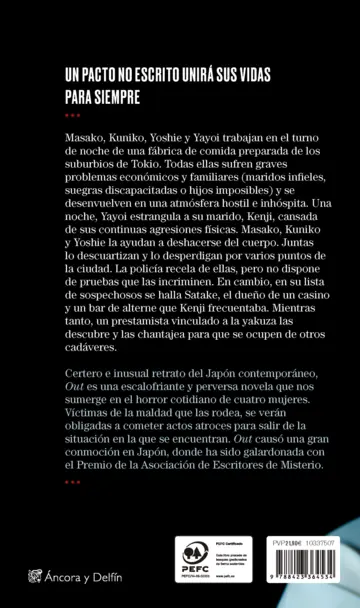 Contraportada Out (Edición mexicana)