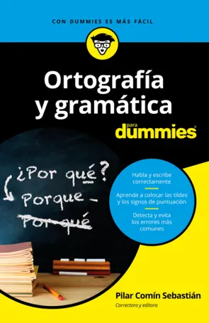Portada Ortografía y gramática para dummies