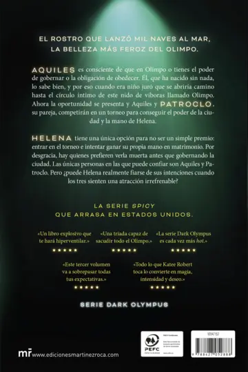 Contraportada Dioses indomables (Wicked Beauty)