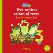 Portada Tres ranitas que saltan al revés/Cuatro monos van al teatro