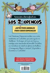 Miniatura contraportada Aprender a leer con... Los Detectives Zoopencos. Letra ligada 1. Aventura zoobma