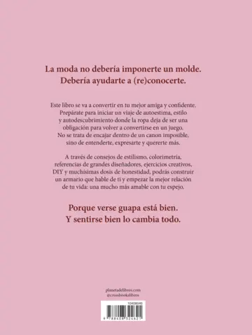 Contraportada Vístete para quererte