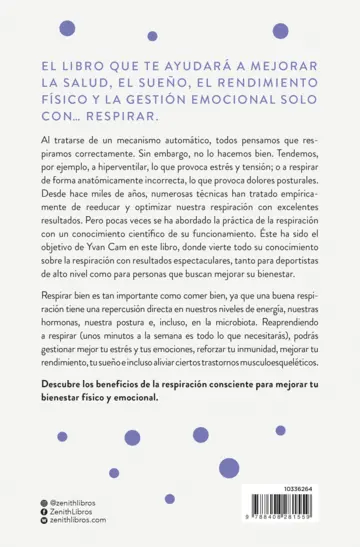 Contraportada Respira con ciencia (Edición mexicana)
