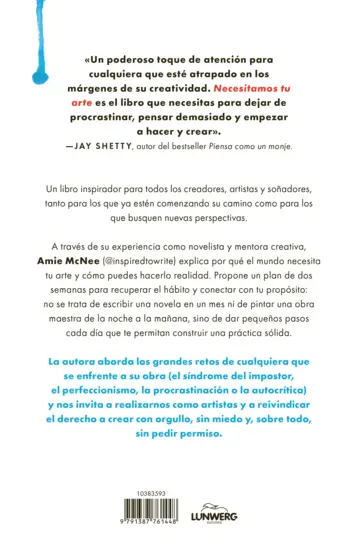 Contraportada Necesitamos tu arte