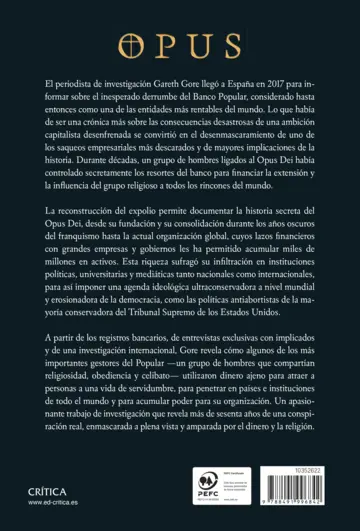 Contraportada Opus (Spanish Edition)